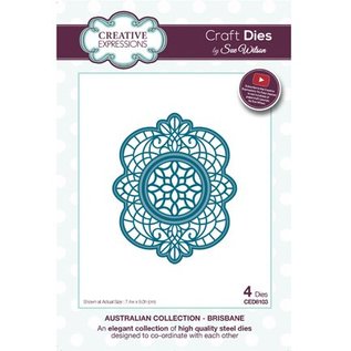 CREATIVE EXPRESSIONS und COUTURE CREATIONS Punching and embossing template: The Australian Collection