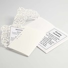 KARTEN und Zubehör / Cards Karte & Umschlag, Kartengröße 12x17,7 cm, creme, 5 Stück, 230 g - LETZTE VERFÜGBAR