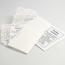 KARTEN und Zubehör / Cards Mappa & buste, formato carta di 12x17,7 cm, panna, 5 pezzi, 230 g