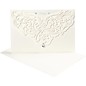 KARTEN und Zubehör / Cards Carte et enveloppes, format carte 12x17,7 cm, crème, 5 pièces, 230 g