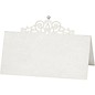 KARTEN und Zubehör / Cards Place cards, size 10,7x5,4 cm, cream, 10 pieces