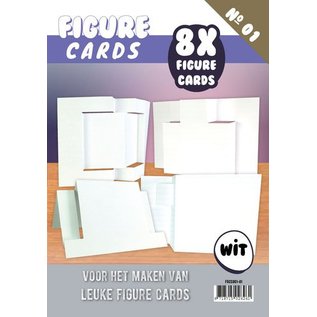 KARTEN und Zubehör / Cards Figura 1 - Tarjetas de artesanía, blanco