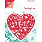 Joy!Crafts / Jeanine´s Art, Hobby Solutions Dies /  Punching and embossing templates: Heart with butterflies