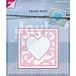 Joy!Crafts / Jeanine´s Art, Hobby Solutions Dies /  Punching and embossing stencil: square with heart