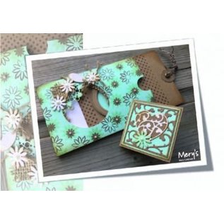 Joy!Crafts / Jeanine´s Art, Hobby Solutions Dies /  Punching and embossing stencil: square with heart