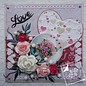 Joy!Crafts / Jeanine´s Art, Hobby Solutions Dies /  Bokse og preging maler: Hjerte med små hjerter