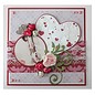 Joy!Crafts / Jeanine´s Art, Hobby Solutions Dies /  Ponsen en embossing sjablonen: Hart met kleine harten