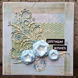 CREATIVE EXPRESSIONS und COUTURE CREATIONS Ponsen en embossing sjabloon: de finishing touch Collection