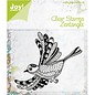 Stempel / Stamp: Transparent sello transparente: las aves de Zentangle