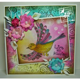 Stempel / Stamp: Transparent Transparent stamp: Zentangle birds