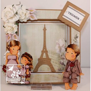 Joy!Crafts / Jeanine´s Art, Hobby Solutions Dies /  pochoirs de découpe et de gaufrage: Tour Eiffel