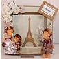 Joy!Crafts / Jeanine´s Art, Hobby Solutions Dies /  Taglio e goffratura stencil: Torre Eiffel