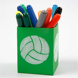 Kinder Bastelsets / Kids Craft Kits Stamp of foam rubber: Sport, a total of 12 designs