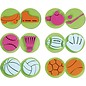 Kinder Bastelsets / Kids Craft Kits Stempel laget av skumgummi: Sport, totalt 12 design