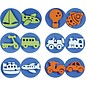 Kinder Bastelsets / Kids Craft Kits Stamp made of foam rubber: Transport, a total of 12 designs