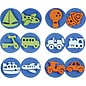 Kinder Bastelsets / Kids Craft Kits Stempel aus Moosgummi: Transport, insgesamt 12 Motive