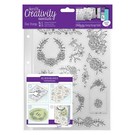 Stempel / Stamp: Transparent Transparent stamps, pretty floral motifs and tendrils frame