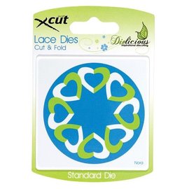 Docrafts / X-Cut Punzonatura e goffratura stencil, cuori