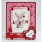 Crafters Company: BeBunni timbro di gomma, argomento BeBunni: Ti amo