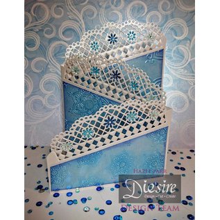 Die'sire NEW: punching and stamping template Diesire: doily Lattice