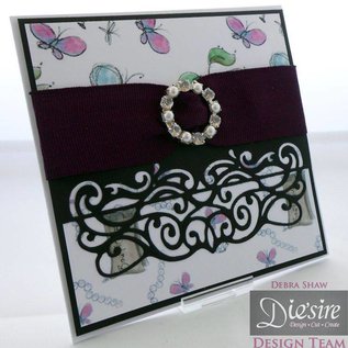 Die'sire NEW: punching and embossing template Diesire: Victoriana