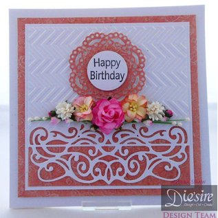 Die'sire NEW: punching and embossing template Diesire: Victoriana
