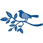 Marianne Design Stampaggio e goffratura stencil, uccello su un ramo