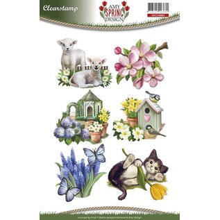 Stempel / Stamp: Transparent Sellos transparentes, llega la primavera