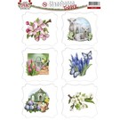 Bilder, 3D Bilder und ausgestanzte Teile usw... Die cut sheets with spring motifs Labels