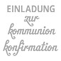 Spellbinders und Rayher Stanzschablone Set: Text Konfirmation/Kommunion