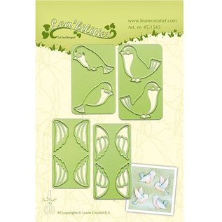 Leane Creatief - Lea'bilities und By Lene Stamping and Embossing stencil, bird