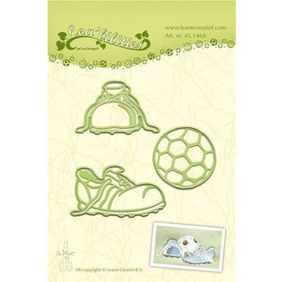 Leane Creatief - Lea'bilities und By Lene Stamping and Embossing stencil, Football