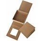 Objekten zum Dekorieren / objects for decorating Paper mache hinged lid box, 13.3 x 13.3 cm x 5.4 cm cm, inner part loose