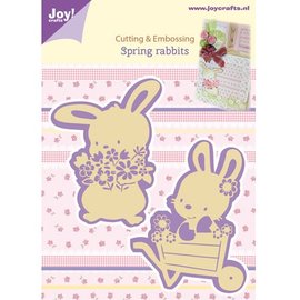 Joy!Crafts / Jeanine´s Art, Hobby Solutions Dies /  Coupe et de gaufrage pochoirs, 2 Printemps lapin