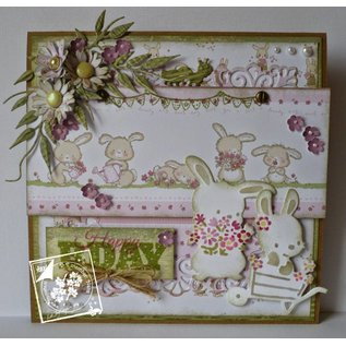 Joy!Crafts / Jeanine´s Art, Hobby Solutions Dies /  Corte y estampado en relieve plantillas, 2 primavera del conejito