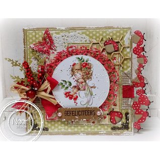 Joy!Crafts / Jeanine´s Art, Hobby Solutions Dies /  Kutte og prege sjablonger, border med marihøne