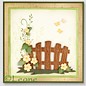 Leane Creatief - Lea'bilities und By Lene Stamping and Embossing stencil, Garden Gate