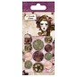 Embellishments / Verzierungen Santoro Willow, pulsanti di design di legno