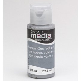 DecoArt, medier væske akryl, Medium Grey