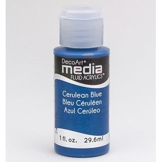 DecoArt media Fluid acrylics, Cerulean Blue