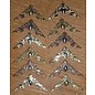 Embellishments / Verzierungen 12 metall ornamenter