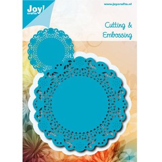 Joy!Crafts / Jeanine´s Art, Hobby Solutions Dies /  Stansing og preging sjablong, Spitzedeckchen runde