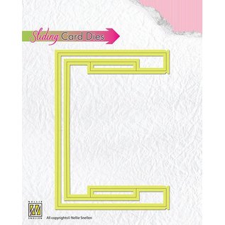 Nellie Snellen Stamping- and pre-templates: Sliding cards / BASIC Slider Part