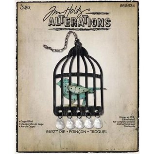 Sizzix Sizzix Bigz par Tim Holtz, oiseau en cage