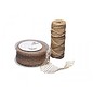 Embellishments / Verzierungen Jute mesh belt, nature, 50 mm, sold by the meter