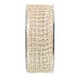 Embellishments / Verzierungen Jute-Netzband, Band Netz, Breite 70 mm, creme, Meterware