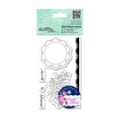 Docrafts / Papermania / Urban Les timbres en caoutchouc, des roses, étiquette dentelle napperon et de la frontière