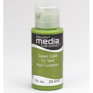 DecoArt acrilici fluido dei media, Oro Verde