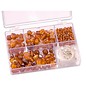 Schmuck Gestalten / Jewellery art Schmuckbox glass beads assortment orange