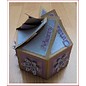 Craftemotions seks-sidet boks 7 x 14 cm